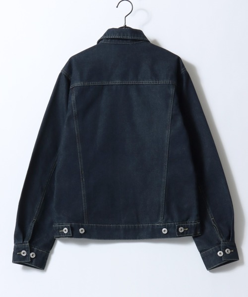 SITRY(シトリー)の「Denim Jacket/3rdタイプ デニムジャケット G-ジャン トラッカージャケット(デニムジャケット・メンズ・ネイビー/ブラック/ブルー・LL/M/L)」の5枚目の写真