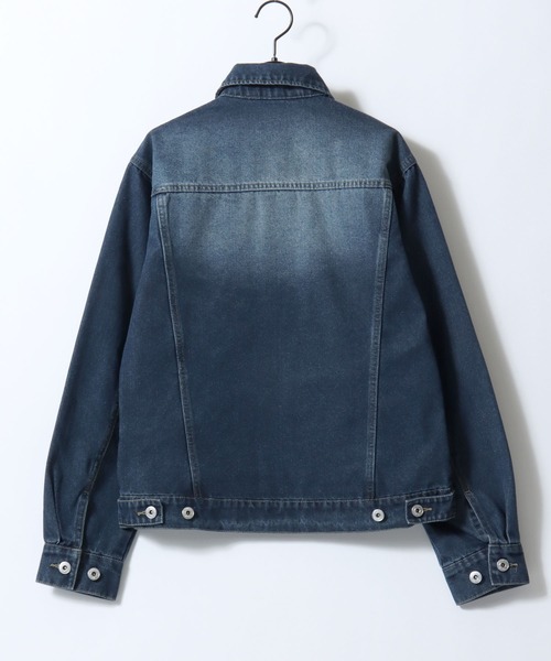 SITRY(シトリー)の「Denim Jacket/3rdタイプ デニムジャケット G-ジャン トラッカージャケット(デニムジャケット・メンズ・ネイビー/ブラック/ブルー・LL/M/L)」の6枚目の写真