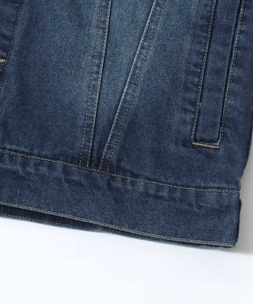 SITRY(シトリー)の「Denim Jacket/3rdタイプ デニムジャケット G-ジャン トラッカージャケット(デニムジャケット・メンズ・ネイビー/ブラック/ブルー・LL/M/L)」の14枚目の写真
