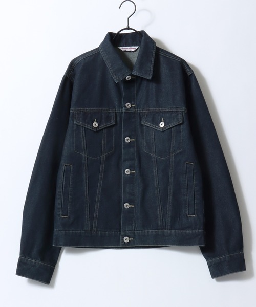 SITRY(シトリー)の「Denim Jacket/3rdタイプ デニムジャケット G-ジャン トラッカージャケット(デニムジャケット・メンズ・ネイビー/ブラック/ブルー・LL/M/L)」の21枚目の写真