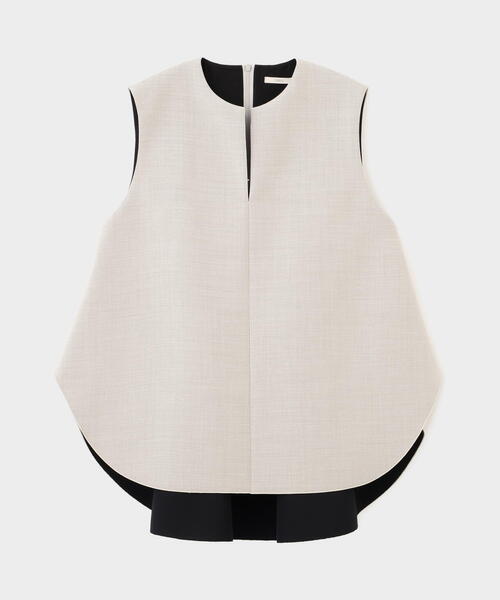 ◇ライトボンディングノースリーブジレブラウス（ベスト）｜LE PHIL