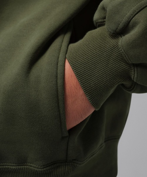 JORDAN BRAND（ジョーダンブランド）の「JORDAN BRAND M J FLT GFX FLC QZ / ジョーダン ブランド FLT GFX FLC QZ / NIKE【SP】（スウェット・メンズ・グリーン/ブラック・S/M/L/XL/XXL）」の15枚目の写真