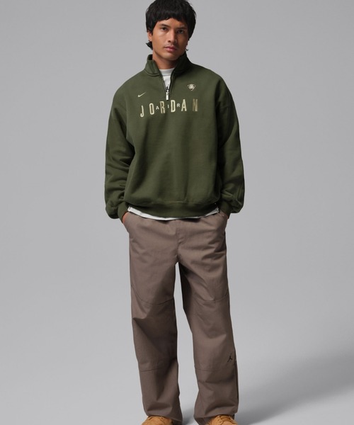 JORDAN BRAND（ジョーダンブランド）の「JORDAN BRAND M J FLT GFX FLC QZ / ジョーダン ブランド FLT GFX FLC QZ / NIKE【SP】（スウェット・メンズ・グリーン/ブラック・S/M/L/XL/XXL）」の20枚目の写真