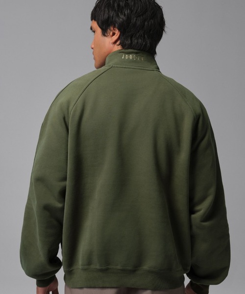 JORDAN BRAND（ジョーダンブランド）の「JORDAN BRAND M J FLT GFX FLC QZ / ジョーダン ブランド FLT GFX FLC QZ / NIKE【SP】（スウェット・メンズ・グリーン/ブラック・S/M/L/XL/XXL）」の19枚目の写真