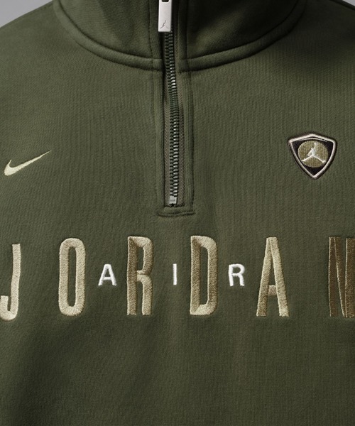 JORDAN BRAND（ジョーダンブランド）の「JORDAN BRAND M J FLT GFX FLC QZ / ジョーダン ブランド FLT GFX FLC QZ / NIKE【SP】（スウェット・メンズ・グリーン/ブラック・S/M/L/XL/XXL）」の13枚目の写真