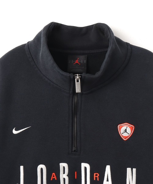 JORDAN BRAND（ジョーダンブランド）の「JORDAN BRAND M J FLT GFX FLC QZ / ジョーダン ブランド FLT GFX FLC QZ / NIKE【SP】（スウェット・メンズ・グリーン/ブラック・S/M/L/XL/XXL）」の3枚目の写真