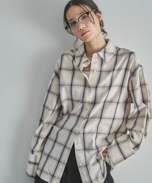 feepur（フェピュール）の「ハーフリムクリアメガネ（メガネ・レディース・ブラック・FREE）」の16枚目の写真