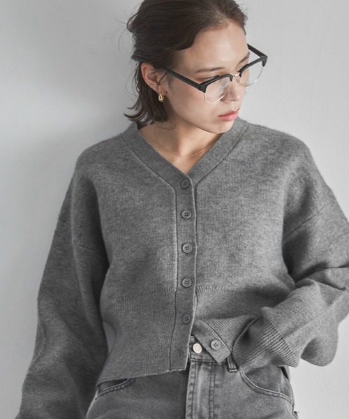 feepur（フェピュール）の「ハーフリムクリアメガネ（メガネ・レディース・ブラック・FREE）」の8枚目の写真