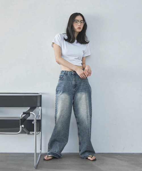 feepur(フェピュール)の「ハーフリムクリアメガネ(メガネ・レディース・ブラック・FREE)」の18枚目の写真