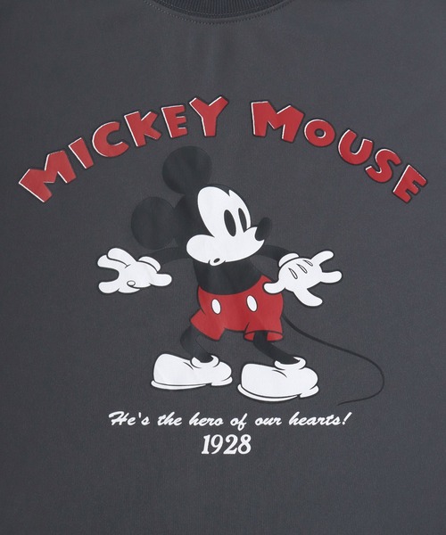 セール】2026SS Disney/ディズニー ミッキー カレッジ バックプリント