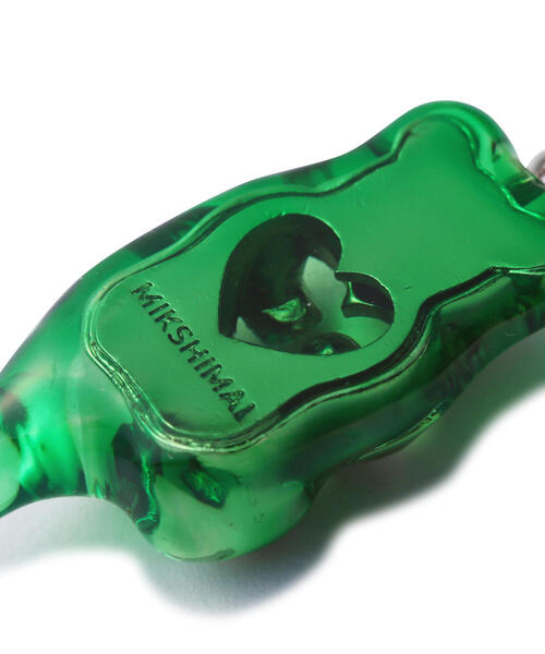 L.H.P(エルエイチピー)の「MIKSHIMAI/ミクシマイ/MELTING BEAR PENDANT(ネックレス・メンズ・ブラック/ピンク/モスグリーン/ブルー・F)」の8枚目の写真