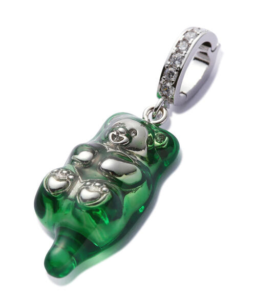 L.H.P(エルエイチピー)の「MIKSHIMAI/ミクシマイ/MELTING BEAR PENDANT(ネックレス・メンズ・ブラック/ピンク/モスグリーン/ブルー・F)」の5枚目の写真