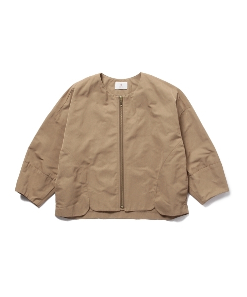 【美品】Sabena ノーカラージャケット sabena（サベナ）の「Sabena / グログラン ジップ ノーカラー