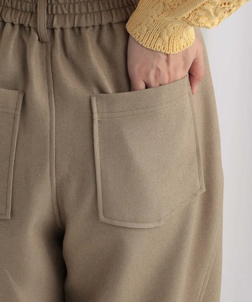 mysty woman(ミスティウーマン)の「カーブワイドパンツ 643312(その他パンツ・レディース・ベージュ/ホワイト系その他/ブラック・FREE)」の17枚目の写真