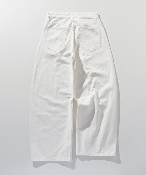 CIRCLEE（サークリー）の「CIRCLEE(サークリー)ハイウエスト バルーンワイドクロップドパンツ（その他パンツ・メンズ・ホワイト・M）」の12枚目の写真