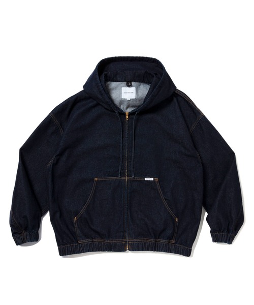 COOTIE PRODUCTIONS（クーティープロダクションズ）の「12.5oz Denim Zip Up Hooded Jacket（デニムジャケット・メンズ・インディゴブルー/ブラック系その他・MEDIUM/X-LARGE）」の2枚目の写真