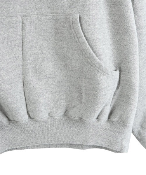 REMI RELIEF NAVY LABEL（レミレリーフネイビーレーベル）の「REMI RELIEF NAVY LABEL / レミレリーフ ネイビーレーベル：起毛裏毛パーカ：RN29373148AK[STD]（パーカー・メンズ・ホワイト/モカ/ヘザーグレー/オートミール・M/L/XL）」の7枚目の写真