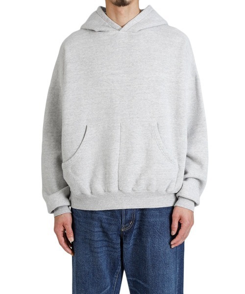 REMI RELIEF NAVY LABEL（レミレリーフネイビーレーベル）の「REMI RELIEF NAVY LABEL / レミレリーフ ネイビーレーベル：起毛裏毛パーカ：RN29373148AK[STD]（パーカー・メンズ・ホワイト/モカ/ヘザーグレー/オートミール・M/L/XL）」の11枚目の写真