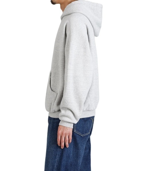 REMI RELIEF NAVY LABEL（レミレリーフネイビーレーベル）の「REMI RELIEF NAVY LABEL / レミレリーフ ネイビーレーベル：起毛裏毛パーカ：RN29373148AK[STD]（パーカー・メンズ・ホワイト/モカ/ヘザーグレー/オートミール・M/L/XL）」の12枚目の写真