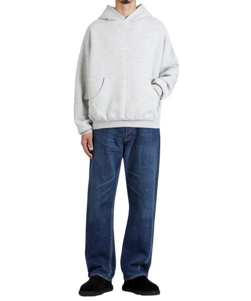 REMI RELIEF NAVY LABEL（レミレリーフネイビーレーベル）の「REMI RELIEF NAVY LABEL / レミレリーフ ネイビーレーベル：起毛裏毛パーカ：RN29373148AK[STD]（パーカー・メンズ・ホワイト/モカ/ヘザーグレー/オートミール・M/L/XL）」の14枚目の写真