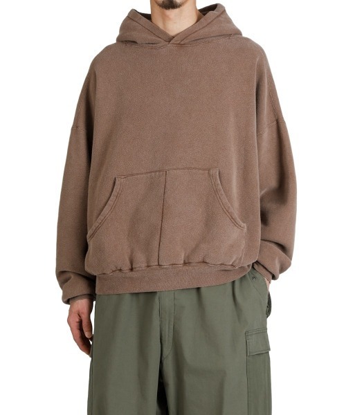 REMI RELIEF NAVY LABEL（レミレリーフネイビーレーベル）の「REMI RELIEF NAVY LABEL / レミレリーフ ネイビーレーベル：起毛裏毛パーカ：RN29373148AK[STD]（パーカー・メンズ・ホワイト/モカ/ヘザーグレー/オートミール・M/L/XL）」の21枚目の写真