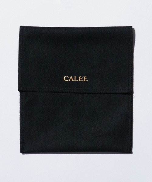 CALEE（キャリー）の「CALEE/キャリー SILVER STAR CONCHO FLAP LEATHER HALF WALLET / スターコンチョ ハーフウォレット 2026年春夏（財布・メンズ・ブラック・FREE）」の2枚目の写真