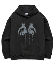 NOTHINGISBETTERTHANME（ナッシングイズベターザンミー）の「HAND GRAPHIC HOODIE_grey（パーカー）」