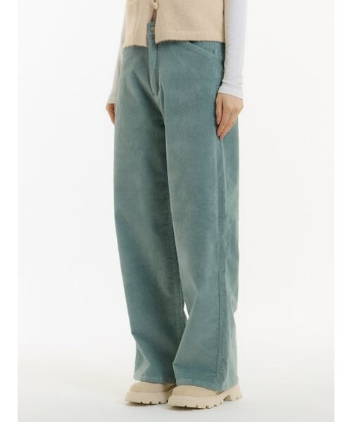 UNKNOWN PLANET（アンノウンプラネット）の「ベルベットワイドパンツミント（その他パンツ・レディース・その他・L/M/S）」の2枚目の写真