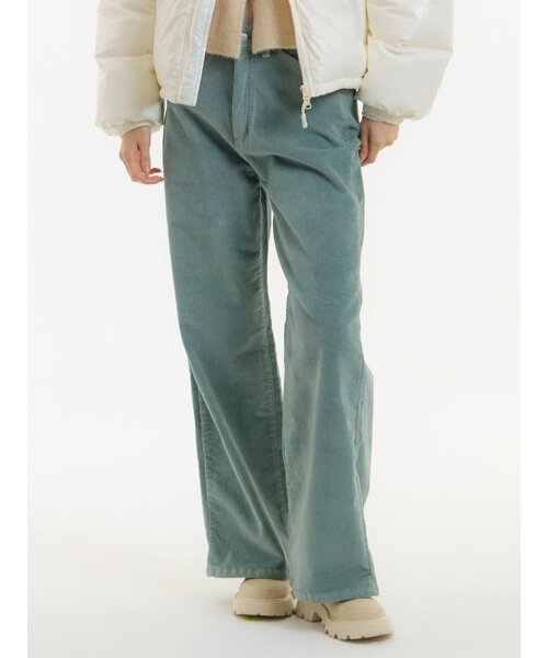 UNKNOWN PLANET（アンノウンプラネット）の「ベルベットワイドパンツミント（その他パンツ・レディース・その他・L/M/S）」の3枚目の写真