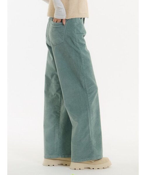 UNKNOWN PLANET（アンノウンプラネット）の「ベルベットワイドパンツミント（その他パンツ・レディース・その他・L/M/S）」の4枚目の写真