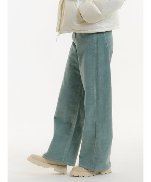 UNKNOWN PLANET（アンノウンプラネット）の「ベルベットワイドパンツミント（その他パンツ・レディース・その他・L/M/S）」の5枚目の写真