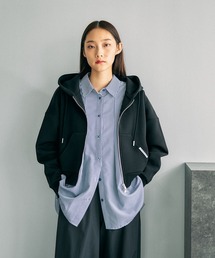 LEPSIM | パフエアZIPショートフーディー 645408(パーカー)