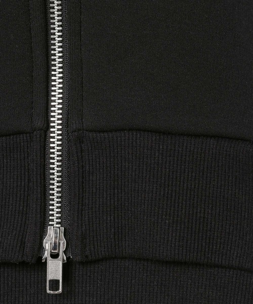 LEPSIM（レプシィム）の「パフエアZIPショートフーディー　645408（パーカー・レディース・ブラック/ホワイト/グレー・FREE）」の8枚目の写真