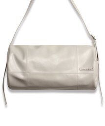 DOFFJASON（ドフジェーソン）の「クラックレザー ハンマーバッグ ライトグレー（メッセンジャーバッグ）」