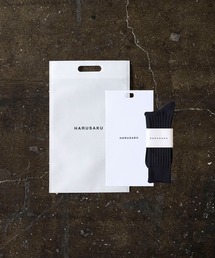 HARUSAKU | HARUSAKU:Mens PLAIN RIB SOCKS GIFT 1P SET :ハルサク メンズ プレーン リブソックス ギフトプレゼントセット 1足(ソックス/靴下)