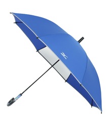 MIZUNO（ミズノ　）の「キッズ 子供 傘 雨傘 UV 耐風 カラーパイピング ロゴ（長傘）」