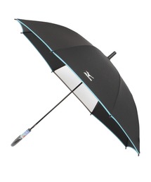 MIZUNO（ミズノ　）の「キッズ 子供 傘 雨傘 UV 耐風 カラーパイピング ロゴ（長傘）」