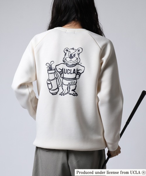 UCLA(ユーシーエルエー)の「COLLEGE GOLF UCLAトレーナー(スウェット・レディース・オフホワイト/ネイビー/ブラック・XL/L/M/WOMENS M)」の13枚目の写真