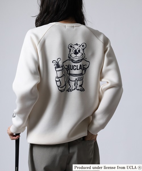 UCLA(ユーシーエルエー)の「COLLEGE GOLF UCLAトレーナー(スウェット・レディース・オフホワイト/ネイビー/ブラック・XL/L/M/WOMENS M)」の14枚目の写真