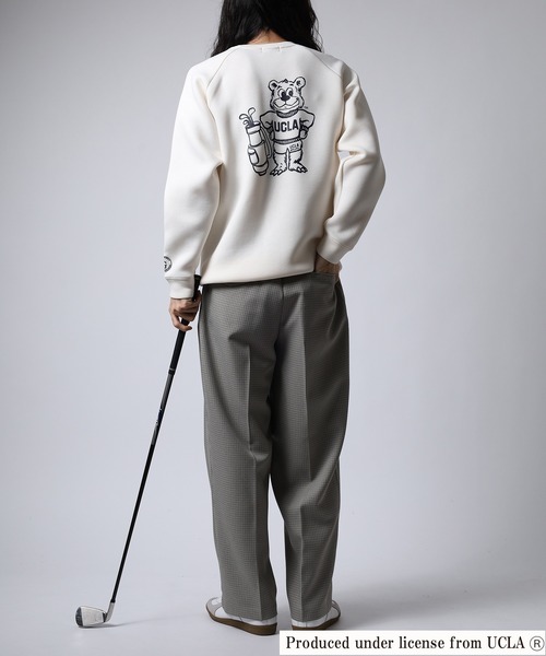 UCLA(ユーシーエルエー)の「COLLEGE GOLF UCLAトレーナー(スウェット・レディース・オフホワイト/ネイビー/ブラック・XL/L/M/WOMENS M)」の15枚目の写真