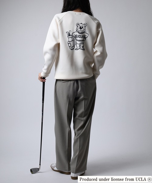 UCLA(ユーシーエルエー)の「COLLEGE GOLF UCLAトレーナー(スウェット・レディース・オフホワイト/ネイビー/ブラック・XL/L/M/WOMENS M)」の16枚目の写真