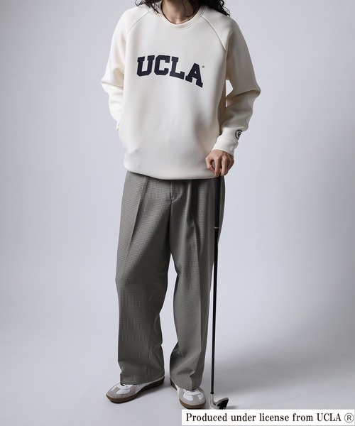 UCLA(ユーシーエルエー)の「COLLEGE GOLF UCLAトレーナー(スウェット・レディース・オフホワイト/ネイビー/ブラック・XL/L/M/WOMENS M)」の17枚目の写真