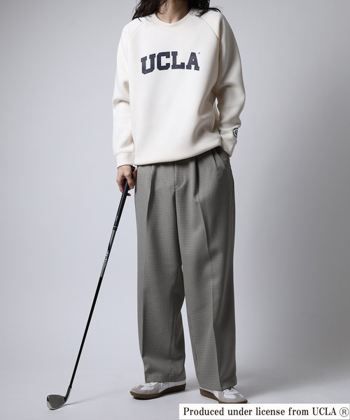 UCLA(ユーシーエルエー)の「COLLEGE GOLF UCLAトレーナー(スウェット・レディース・オフホワイト/ネイビー/ブラック・XL/L/M/WOMENS M)」の18枚目の写真