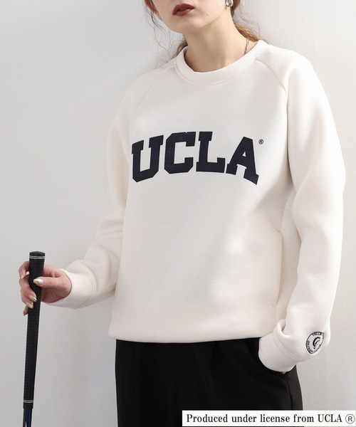 UCLA(ユーシーエルエー)の「COLLEGE GOLF UCLAトレーナー(スウェット・レディース・オフホワイト/ネイビー/ブラック・XL/L/M/WOMENS M)」の19枚目の写真