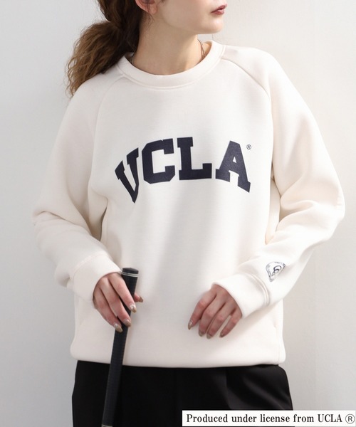 UCLA(ユーシーエルエー)の「COLLEGE GOLF UCLAトレーナー(スウェット・レディース・オフホワイト/ネイビー/ブラック・XL/L/M/WOMENS M)」の20枚目の写真