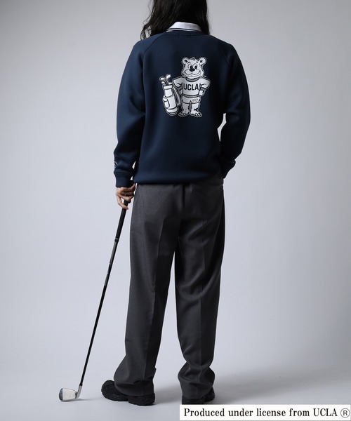 UCLA(ユーシーエルエー)の「COLLEGE GOLF UCLAトレーナー(スウェット・レディース・オフホワイト/ネイビー/ブラック・XL/L/M/WOMENS M)」の5枚目の写真