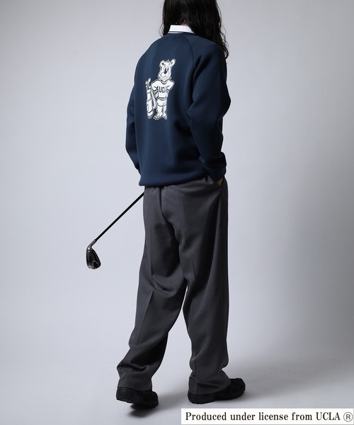 UCLA(ユーシーエルエー)の「COLLEGE GOLF UCLAトレーナー(スウェット・レディース・オフホワイト/ネイビー/ブラック・XL/L/M/WOMENS M)」の6枚目の写真
