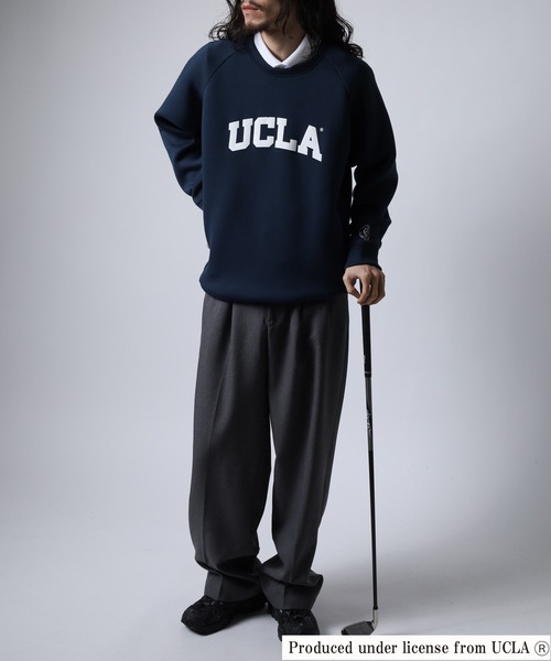 UCLA(ユーシーエルエー)の「COLLEGE GOLF UCLAトレーナー(スウェット・レディース・オフホワイト/ネイビー/ブラック・XL/L/M/WOMENS M)」の4枚目の写真