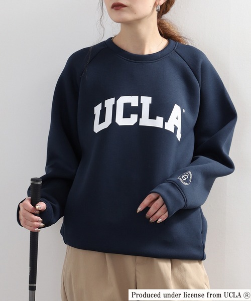 UCLA(ユーシーエルエー)の「COLLEGE GOLF UCLAトレーナー(スウェット・レディース・オフホワイト/ネイビー/ブラック・XL/L/M/WOMENS M)」の7枚目の写真