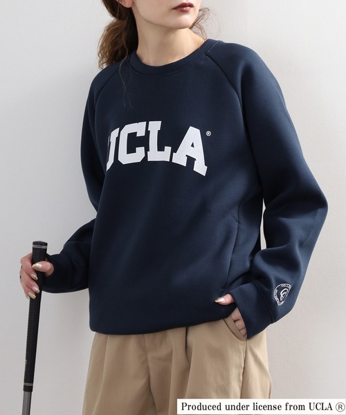 UCLA(ユーシーエルエー)の「COLLEGE GOLF UCLAトレーナー(スウェット・レディース・オフホワイト/ネイビー/ブラック・XL/L/M/WOMENS M)」の8枚目の写真